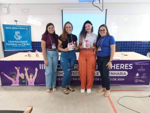 Encontro de mulheres na tecnologia e engenharia alunas